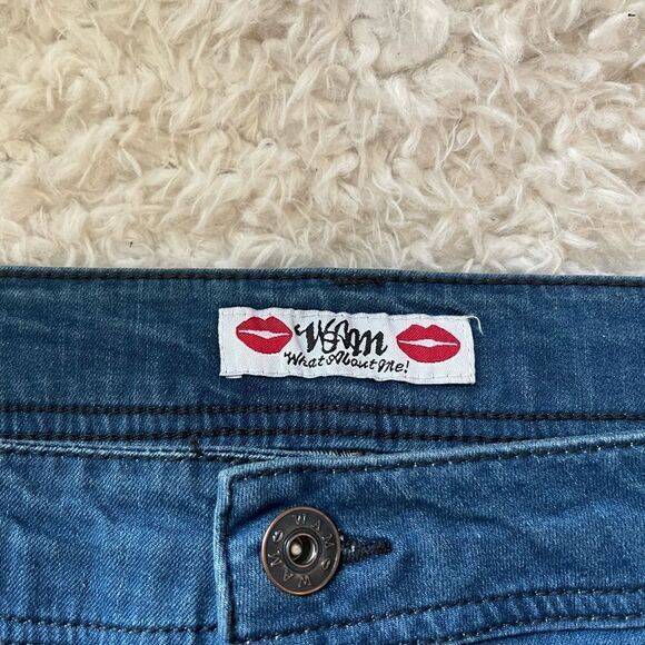 NWT What About Me WAM Jeans Women's 24W Low-Rise Skinny Cotton Blend Denim - Picture 6 of 13